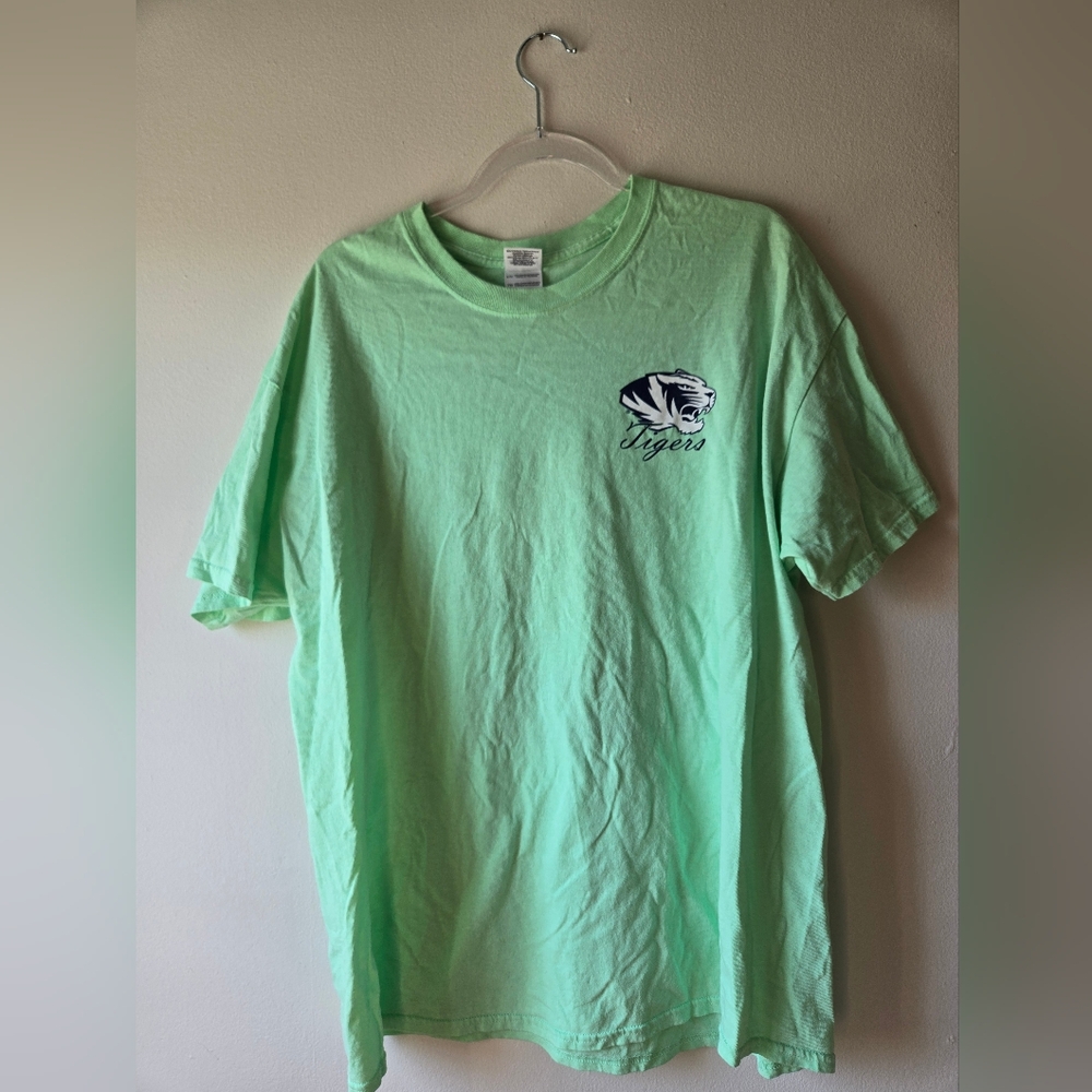 Gildan Light Green Mizzou Shirt